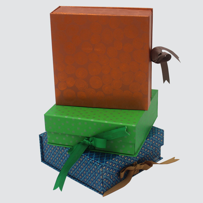 Lihtne volditav kingitus karp Toit Küünlad Šokolaad Silk Ribbon Kaunis Karp